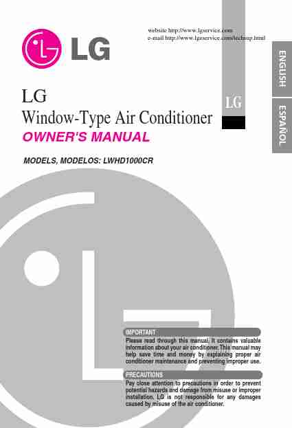 LG Electronics Air Conditioner LWHD1000CR-page_pdf
